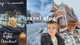 travel from nyc to minnesota with me | 12 days of christmas