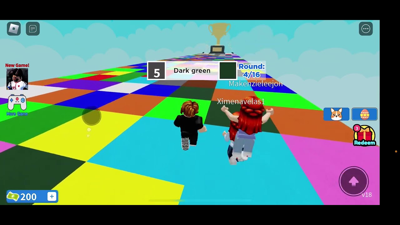 Roblox Color Race YouTube