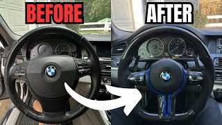 BMW STEERING WHEEL UPGRADE FOR F-CHASSIS CARS