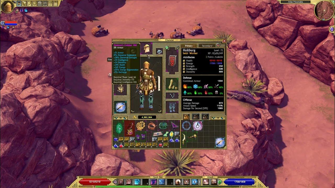 Titan Quest How To Spend Attribute Points When Leveling Up YouTube