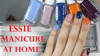 ESSIE MANICURE | New Shades - Manicure using Essie Nail Polishes | Application + Wear Test