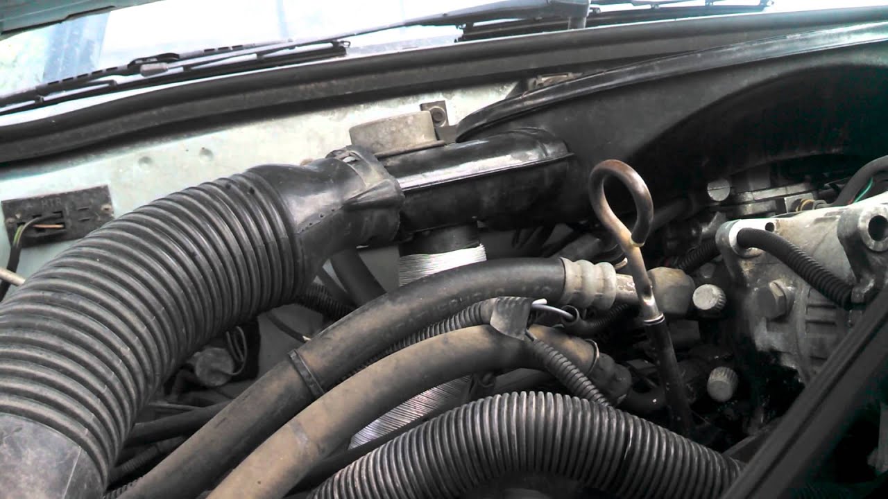 1987 Dodge Dakota Start Up Engine Point of View - YouTube