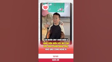Giáo viên biến ước mơ của học sinh thành hiện thực, nhờ vào công nghệ AI #Shorts