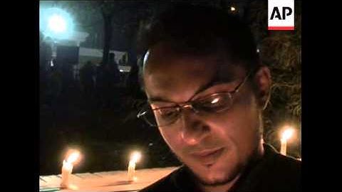 Candlelight vigil for those slain last week during mutiny