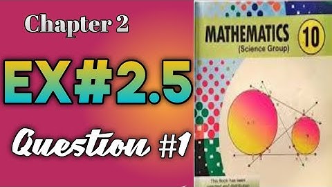Q#1:Form quadratic equation from roots,Ex#2.5 Class10 Maths