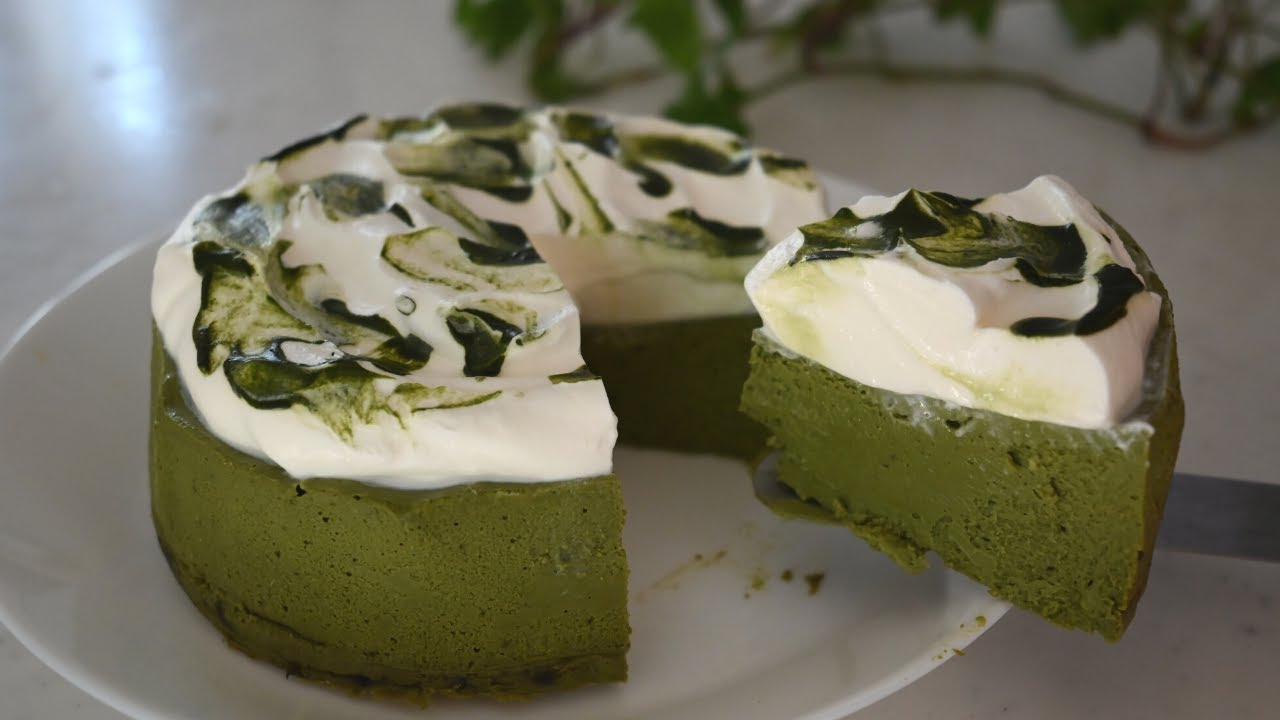 GLUTEN-FREE MATCHA CHEESECAKE | Melt in your mouth | Kitchen Princess Bamboo