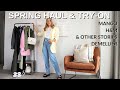 NEW IN SPRING HAUL AND TRY-ON | H&M, MANGO, & OTHER STORIES