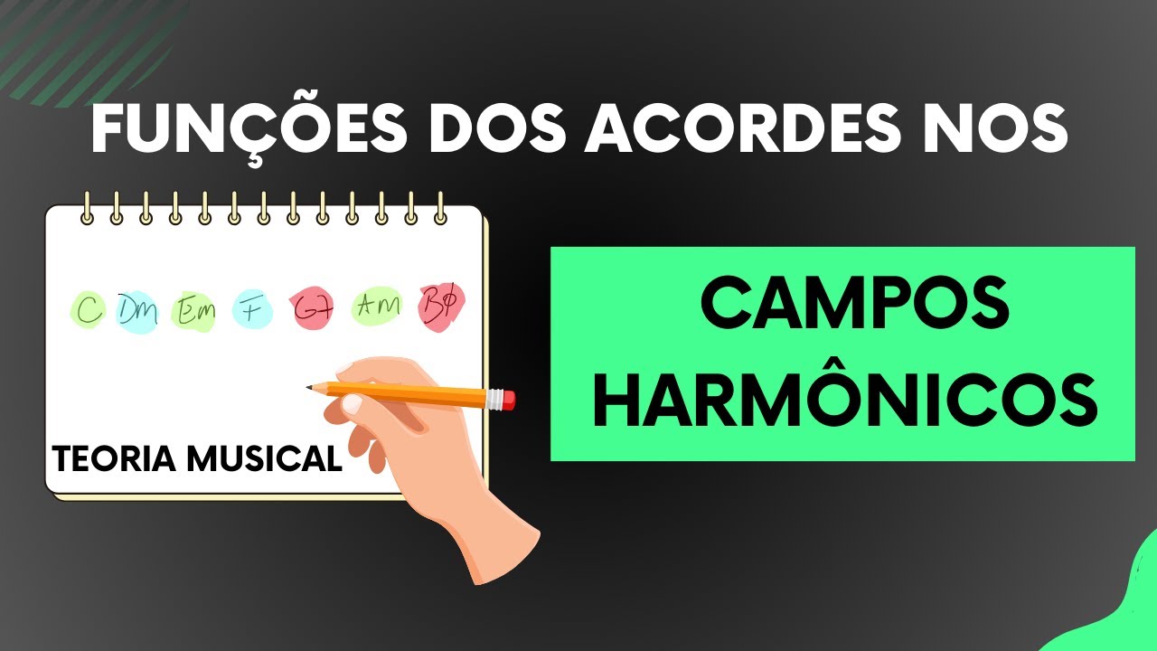 Como funcionam os campo harmônicos | As funções harmônicas #teoriamusical #cavaquinho