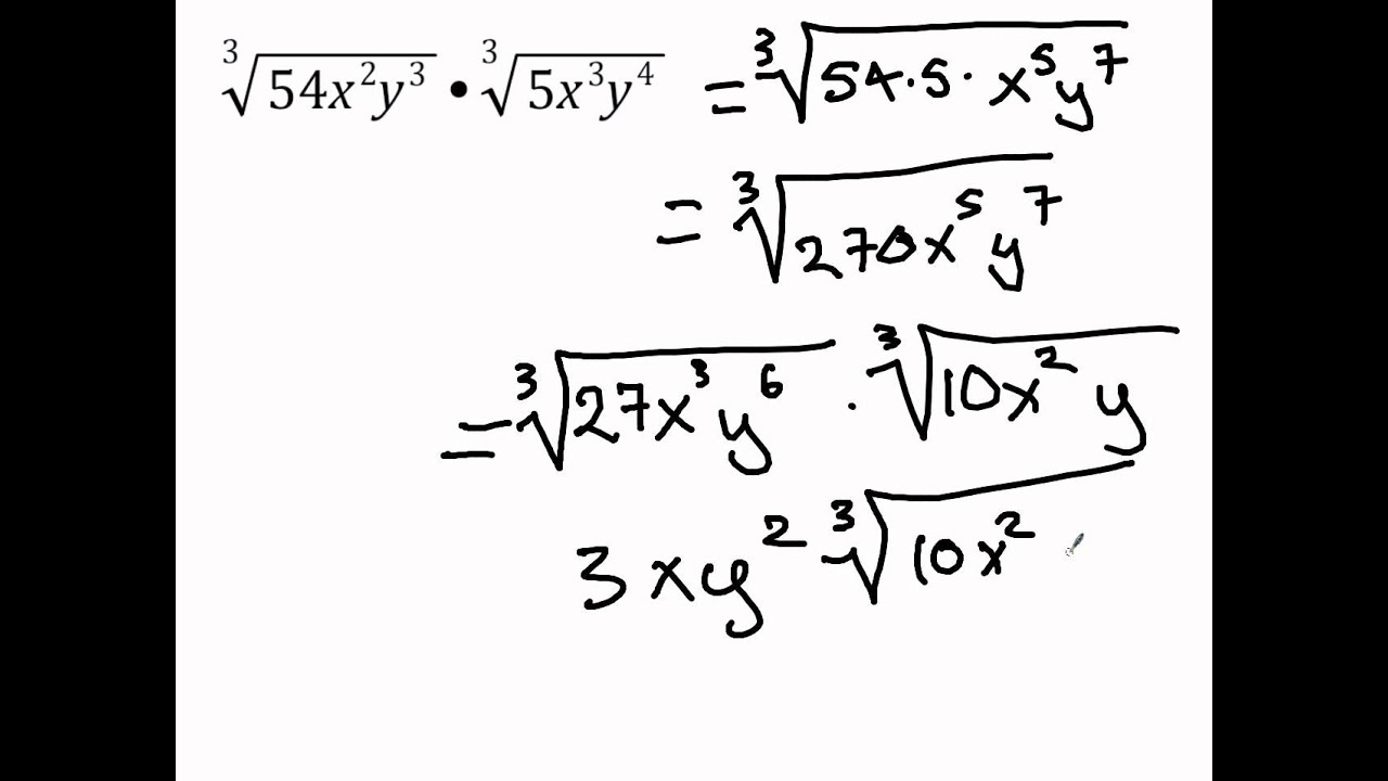 Multiplying Radical Expressions Calculator