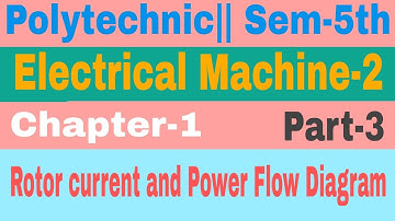 Electrical Machine-2 || Rotor Current || Power Flow Diagram || Electrical Engineering || Polytechnic