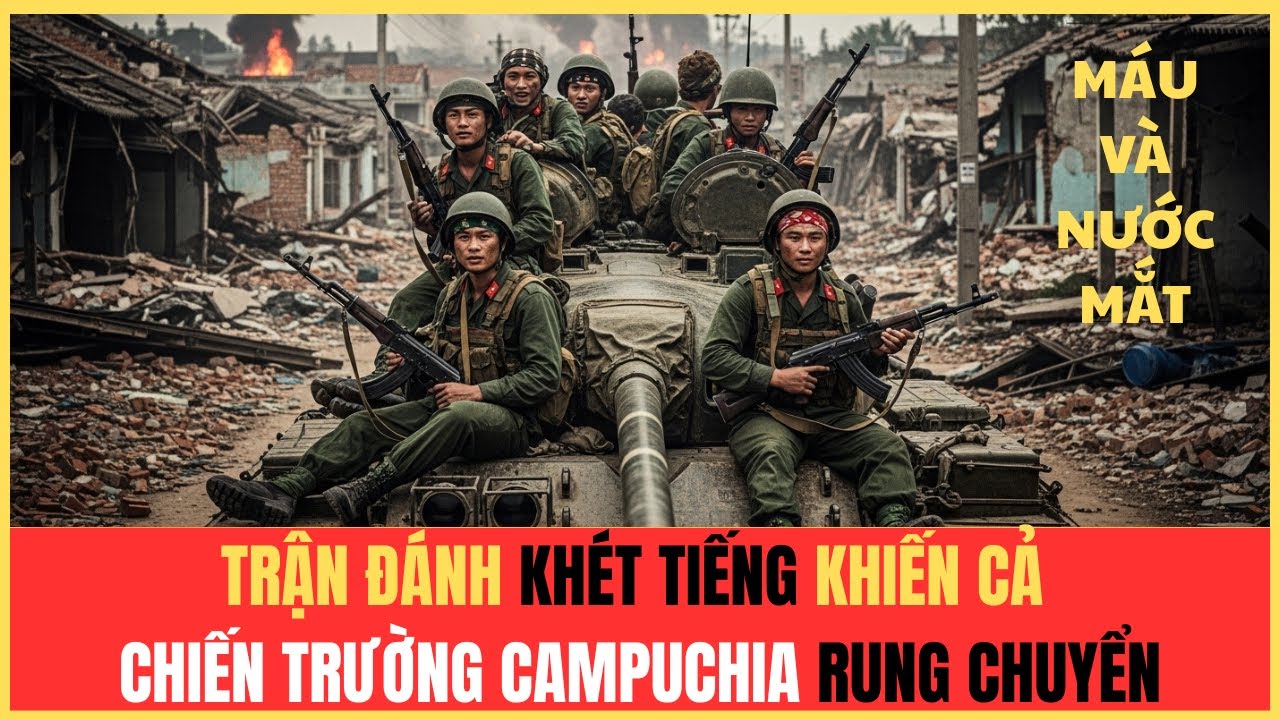 TRẬN ĐÁNH KHÉT TIẾNG Khiến Cả Chiến Trường Campuchia RUNG CHUYỂN