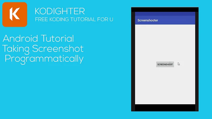 Android Studio Tutorial - Taking Screenshot Programmatically