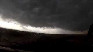 Wild dust storm on Roebuck Plains near Broome - 15th November 2014