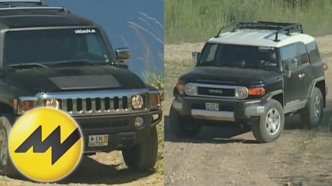 Hummer H3 Vs Toyota Fj Cruiser Motorvision Vergleicht Die S Youtube