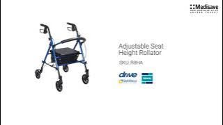 Adjustable Seat Height Rollator R8HA