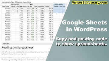How to Add or Embed Google Sheets in WordPress