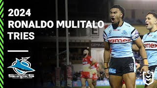 NRL Highlights | NRL 2024 | Ronaldo Mulitalo's Try-Scoring Season