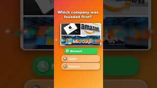 Apple vs. Microsoft: Which One Is Older? 🍎💻 #didyouknow #quiz #facts #trivia