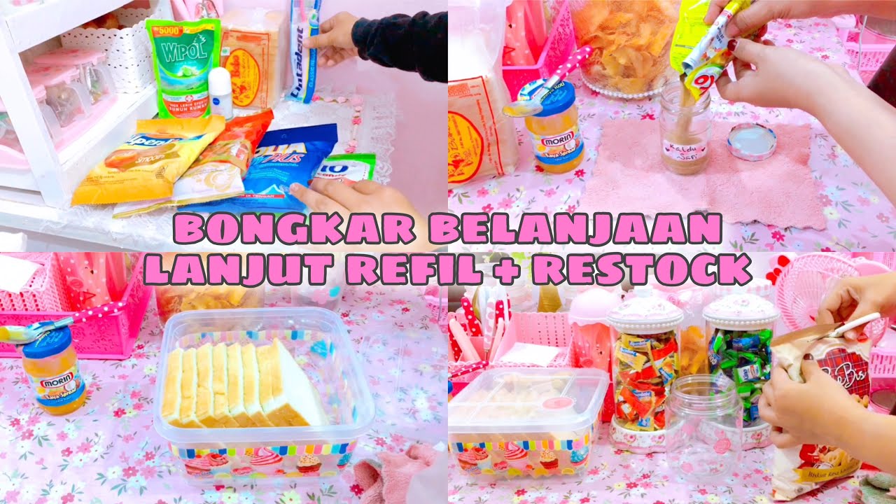hadir kembali menyapa teman2 semuanya | kelanjutan video kemaren | bongkar belanjaan lanjut restock