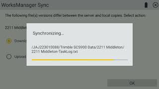 Trimble Siteworks how to: WorksManager Sync