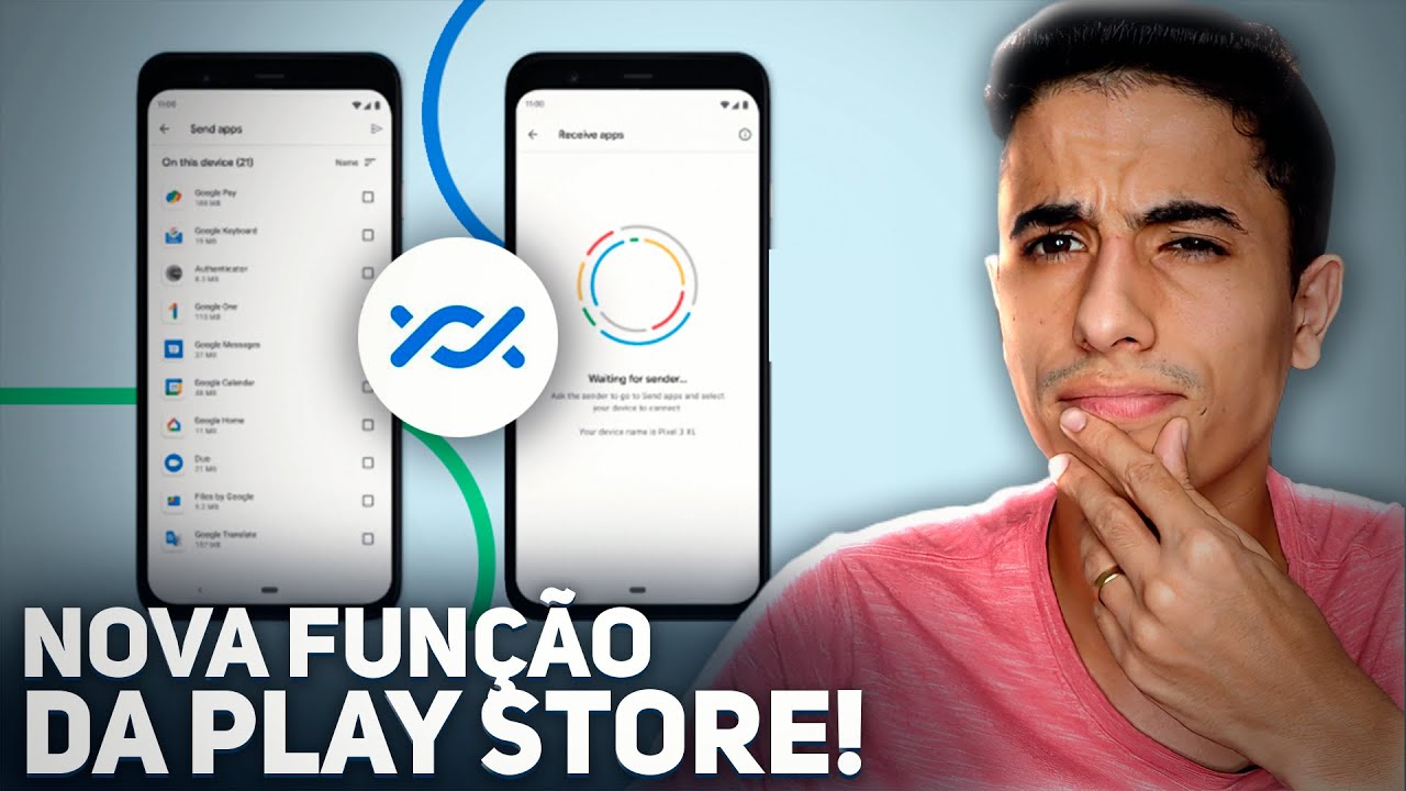NOVA FUNÇÃO DA GOOGLE PLAY! Como ENVIAR APPS de um SMARTPHONE para ...