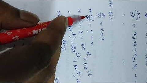 simultaneous differential equation#differentiation method