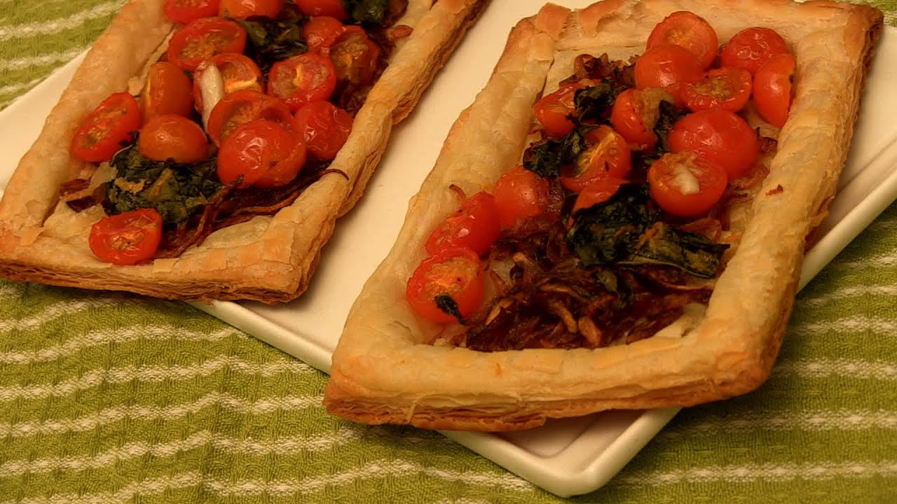 Caramelized Onions And Cherry Tomato Tart By Himanshu | India Food Network