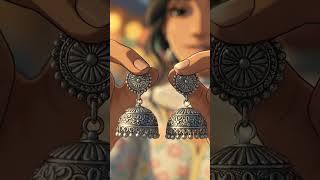 Buying Kashmiri Jhumkas ✨ Calm Bazaar Moments | Ghibli Style ASMR#ghibli #kashmirijhumka