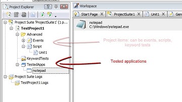 ISTC Test Complete 9 - 01 Project Explorer
