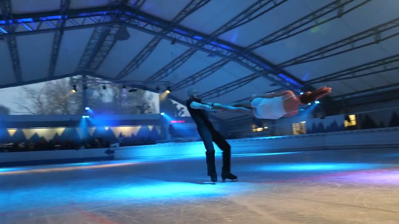 Duo on ice (Way down we go) Claire and Logan