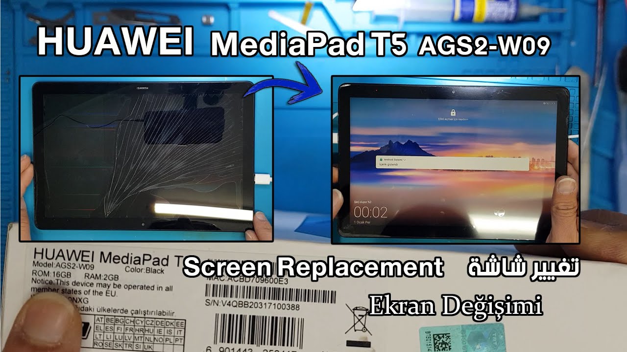 HUAWEI MediaPad T5 10.1 AGS2-W09 Screen Replacement