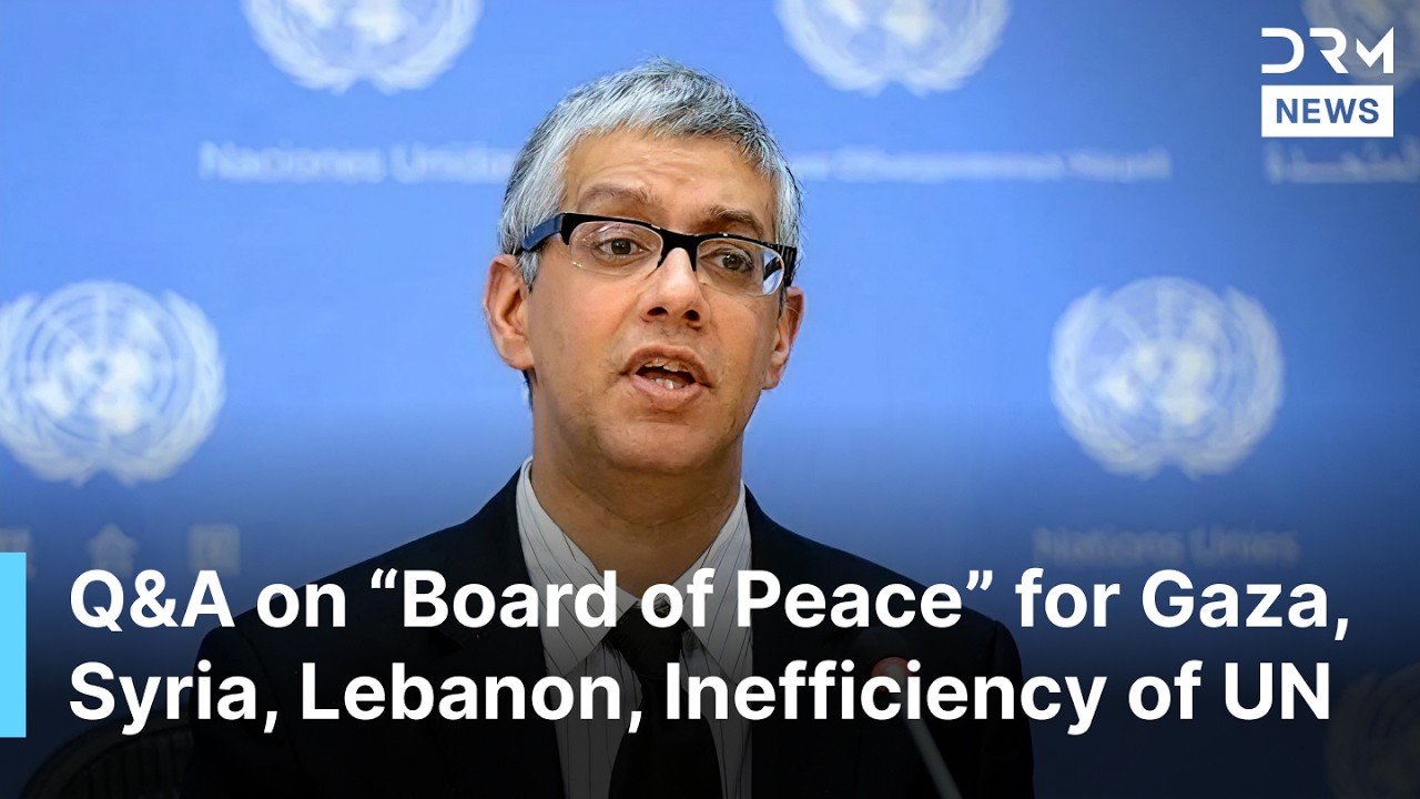 UN Spokesperson Responds to "Board of Peace" for Gaza, Syrian Ceasefire, Lebanon, Reforms | AC1N