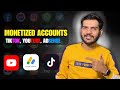 Purchase ADSENSE WEBSITES, TIKTOK ACCOUNTS and Monetised YT Channels securely