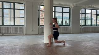 Assisted Iso Static Lunge