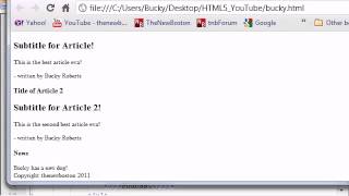 HTML5 Tutorial   14   Flexible Box Model