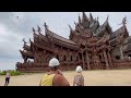 Sanctuary of Truth: Mystical Marvels Unleashed in Thailand! [4K] 🏰🇹🇭 #ThailandWonders