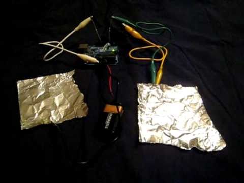 Capacitive Switch Demo for the Technomage Staff Project