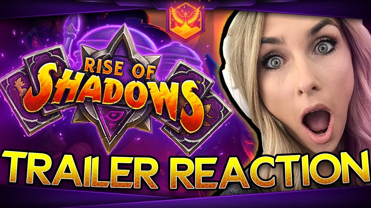 ( HEARTHSTONE ) New Expansion Rise of Shadows Trailer Reaction
