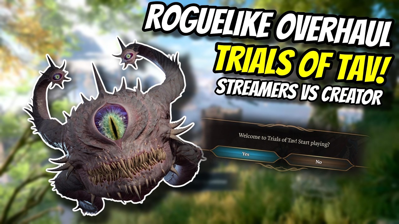 Can Four Streamers Beat the Developer of This Mod At His Own Game? - BG3 Trials of Tav Reloaded