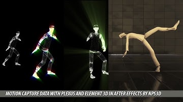 MOTION CAPTURE DATA WITH PLEXUS AND ELEMENT 3D BY NPS3D