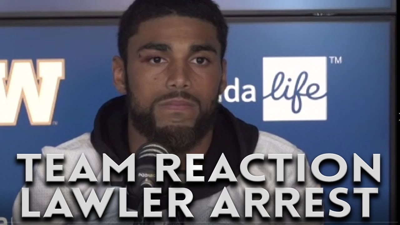 Reaction To Arrest Of Blue Bombers Kenny Lawler YouTube