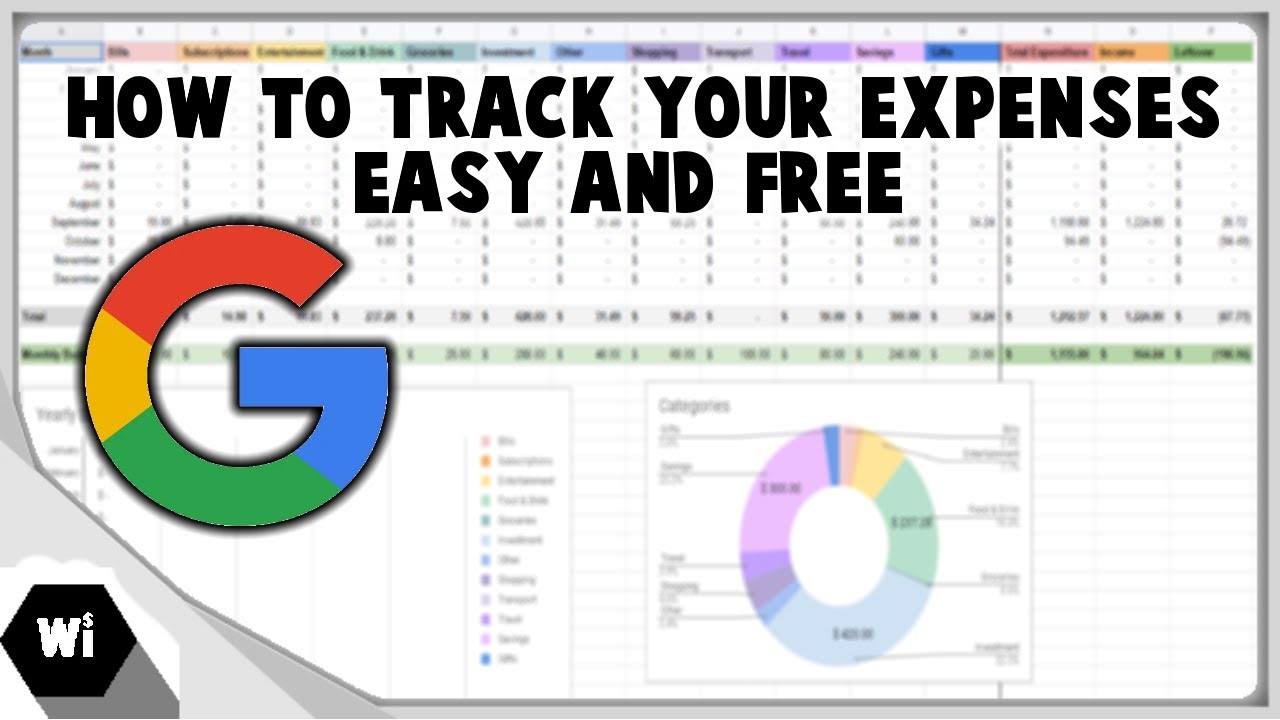 How To Track Your Expenses 2020 | Google Sheets Spreadsheet | How I ...