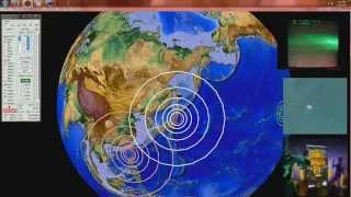 2/16/2015 -- TWO large earthquakes -- 6.9 Magnitude strikes Japan -- 6.7M in South Atlantic