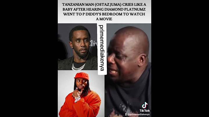 (Ostaz Juma) cries after hearing Diamond Platnumz Went to P Diddy's bedroom to watch a movie