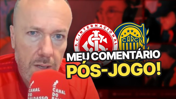 "EU NÃO AGUENTO MAIS" | O COMENTÁRIO DE FABIANO BALDASSO APÓS INTER 1X1 ROSARIO CENTRAL