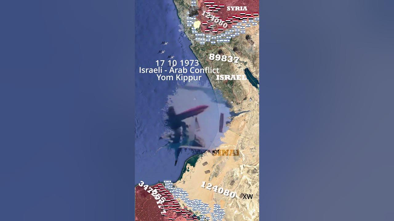 Israeli Yom Kippur War Animated Map