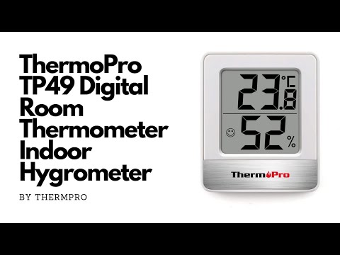 ThermoPro TP50 Digital Hygrometer Unboxing in 4K 