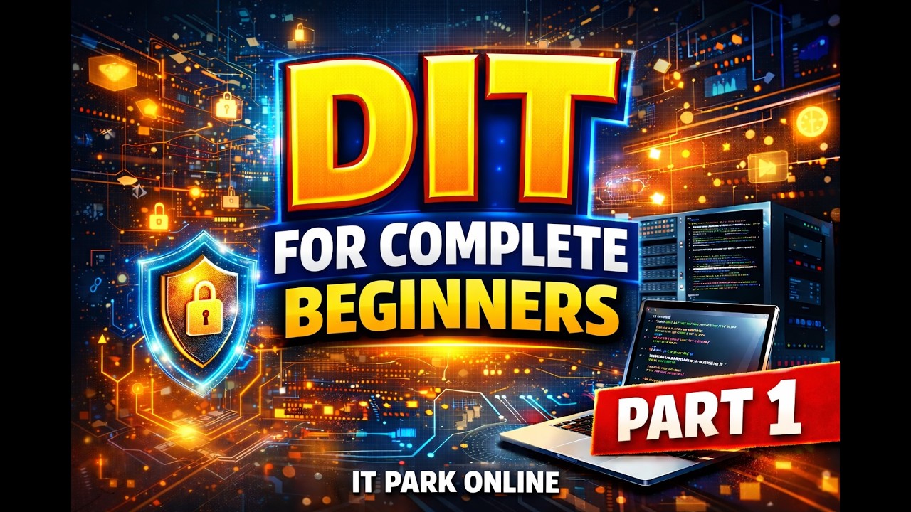 DIT Course for Beginners | Master Key IT Skills & Tools (IT Park Online ...