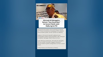 Jadi Ketua Harian PSI, Ahmad Ali Mengaku Sudah Bukan Bagian NasDem Tapi Belum Pamit Surya Paloh