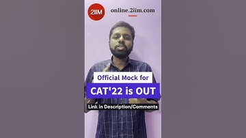 CAT 2022 Official Mock is OUT!!! | Not What You Expected | Link in Comments